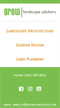 Mobile Screenshot of growlandscape.com
