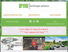 Tablet Screenshot of growlandscape.com